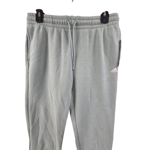 Adidas NWT Men's Athletic Jogger Sweatpants Elastic Wasitband Fleece Green z S - Picture 3 of 8